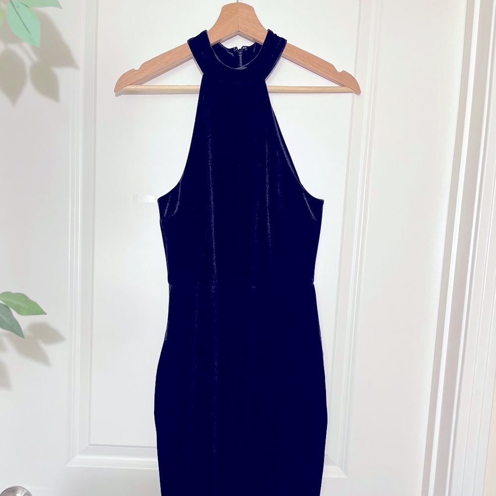 Velvet cocktail dress